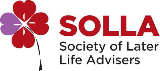 SOLLA. Society of Later Life Advisers logo
